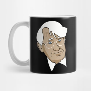 Jürgen Habermas Minimal Portrait - Philosophy Mug